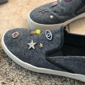 Steven Madden like new slip on loafers!